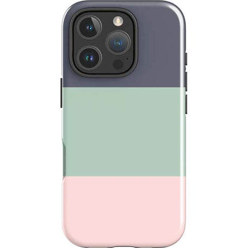 Striped Spring Colors iPhone 16 Pro Max Impact Case